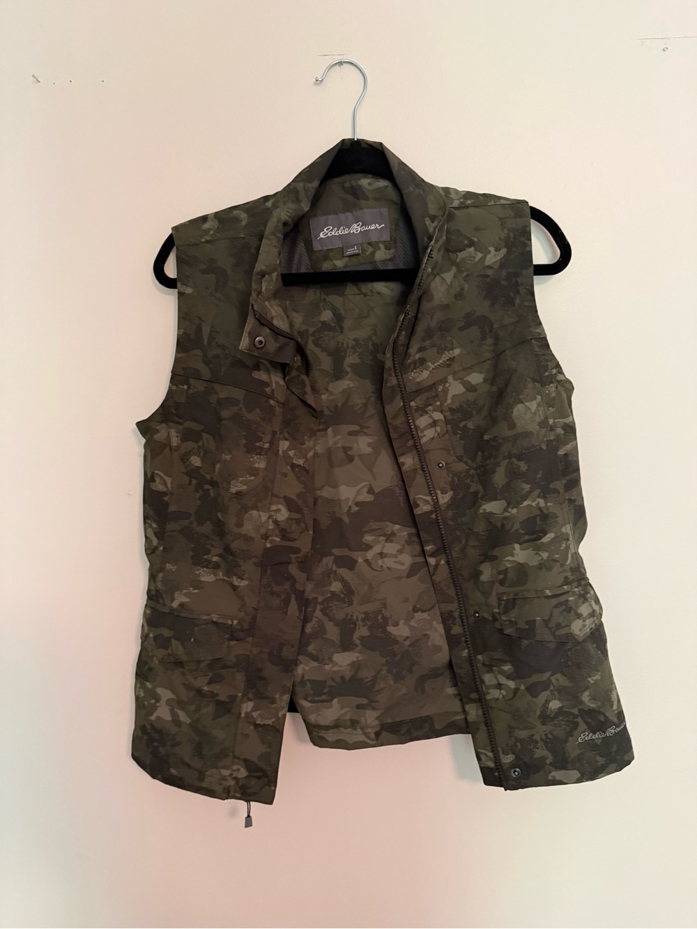 Eddie Bauer Camouflage Jacket in Olive/Gray Tones